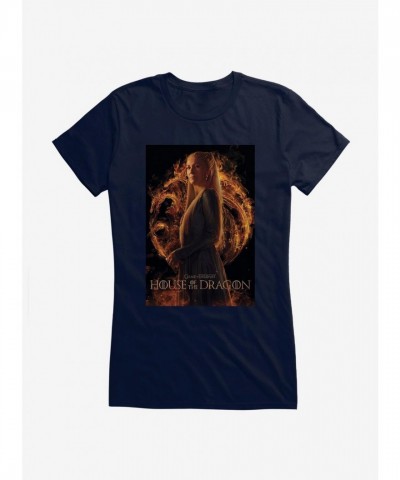 House of the Dragon Rhaenys Velaryon Girls Soft Cotton T-Shirt