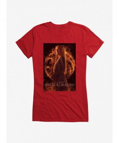 House of the Dragon Rhaenys Velaryon Girls Soft Cotton T-Shirt