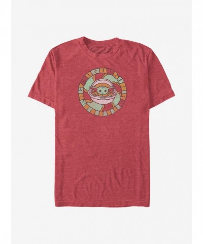 Star Wars: The Mandalorian "Summer of the Child" Men's Red T-Shirt