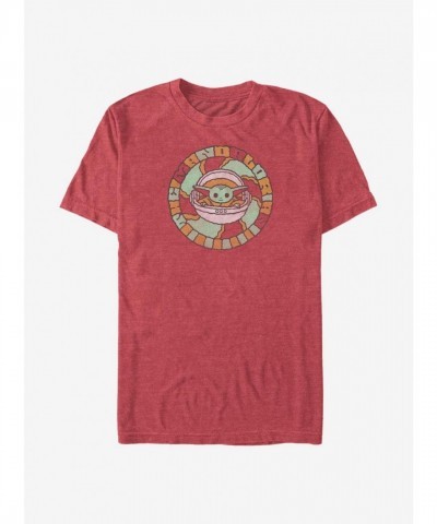 Star Wars: The Mandalorian "Summer of the Child" Men's Red T-Shirt