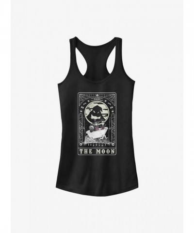 The Nightmare Before Christmas Oogie Boogie Tarot Moon Tank Top - Black
