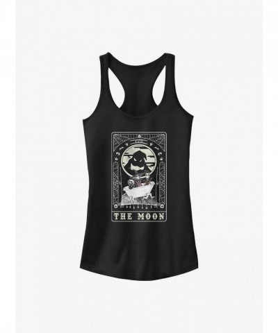 The Nightmare Before Christmas Oogie Boogie Tarot Moon Tank Top - Black