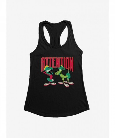 Looney Tunes Marvelous Marvin The Martian & K-9 Girls Junior Tank Top