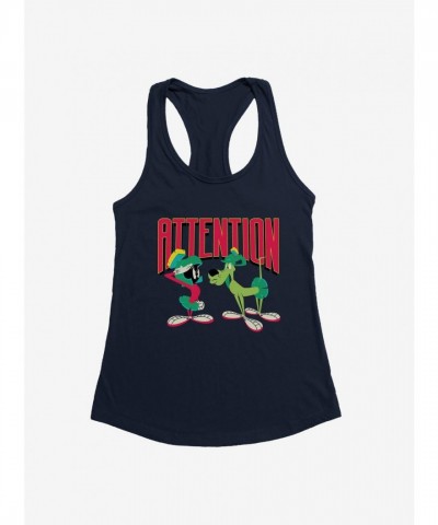 Looney Tunes Marvelous Marvin The Martian & K-9 Girls Junior Tank Top