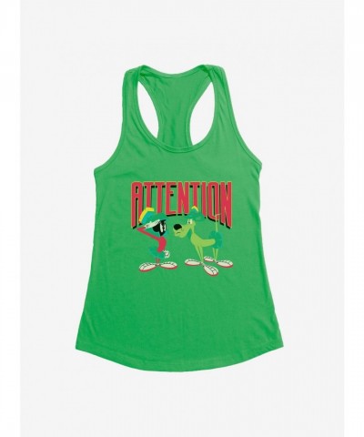Looney Tunes Marvelous Marvin The Martian & K-9 Girls Junior Tank Top