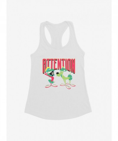 Looney Tunes Marvelous Marvin The Martian & K-9 Girls Junior Tank Top