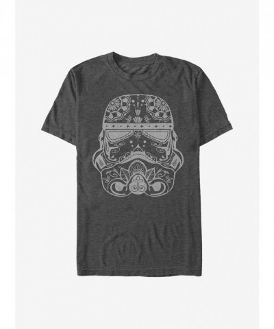 Star Wars Grey Sugar Skull Troop T-Shirt for Men