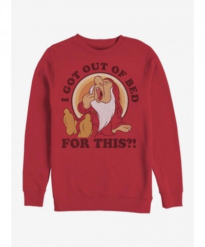 Disney Red Snow White Outa Bed Unisex Sweatshirt