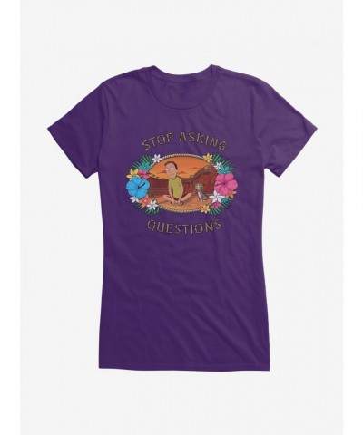 Rick And Morty Jerry T-Shirt for Girls - Lightweight Cotton