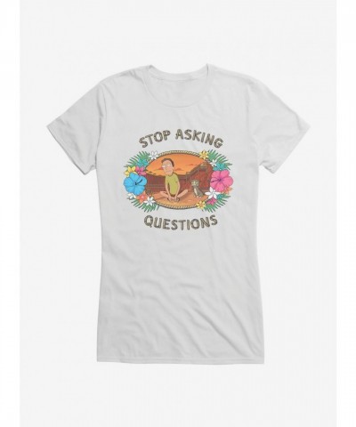 Rick And Morty Jerry T-Shirt for Girls - Lightweight Cotton
