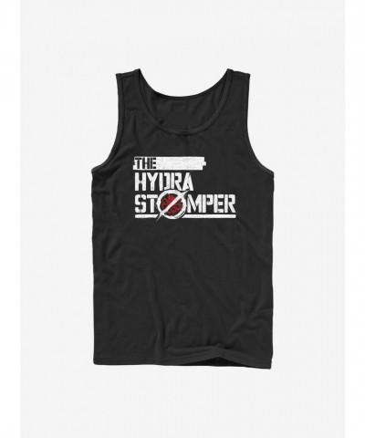 Marvel's Hydra Stomper Steve Rogers Men's Cotton Tank Top - Black