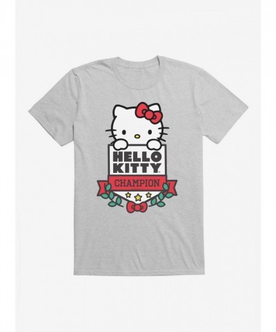 Hello Kitty Champion Unisex T-Shirt - Grey