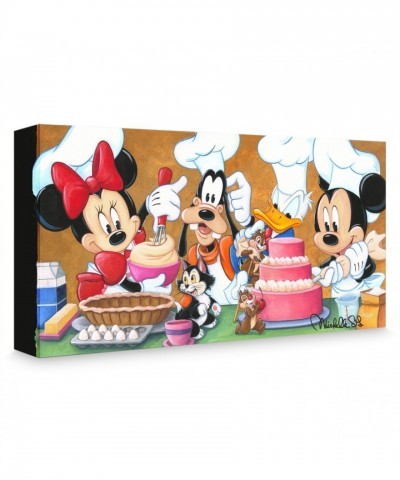 Mickey and Friends 'Happy Kitchen' Limited Edition Giclée Canvas by Michelle St. Laurent