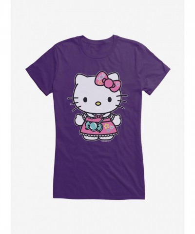 Hello Kitty Candy Purse Themed Lightweight Tee for Girls