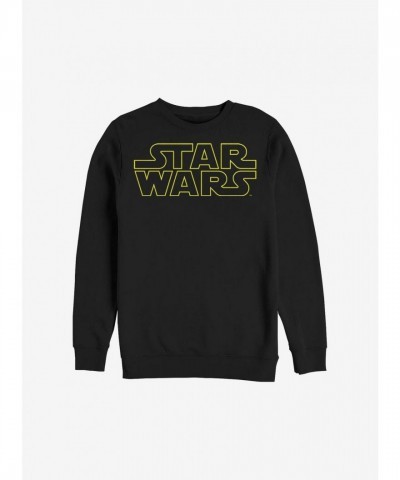 Star Wars Unisex Cotton Blend Crewneck Sweatshirt - Black