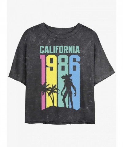 Stranger Things Demogorgon Crop T-Shirt for Girls - Multi