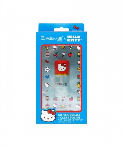 Hello Kitty Nail Decal Set with Clear Polish from The Crème Shop