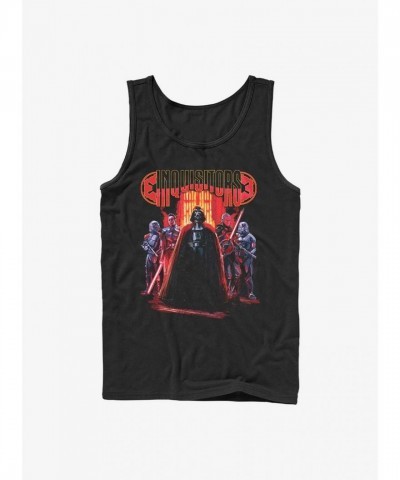 Obi-Wan Kenobi Inquisitors Crew Neck Tank Top - Black for Men