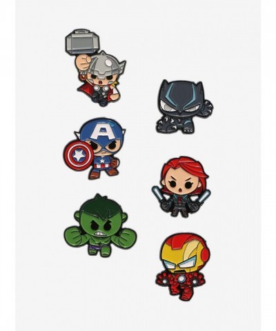 Marvel Chibi Avengers Enamel Pin Set - Surprise Collectible