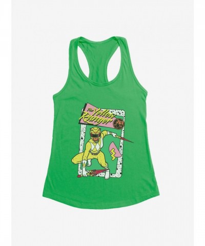 Mighty Morphin Power Rangers Yellow Ranger Girls Lightweight Tank