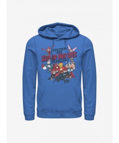 Marvel Avengers Educators Unisex Hoodie - Blue