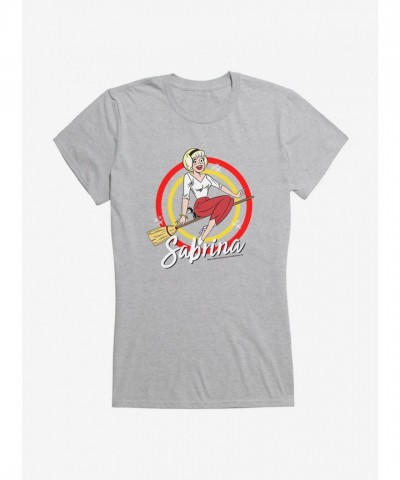 Archie Comics Official Sabrina Witch Broom Girls T-Shirt