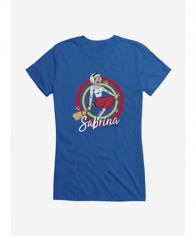 Archie Comics Official Sabrina Witch Broom Girls T-Shirt