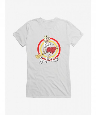 Archie Comics Official Sabrina Witch Broom Girls T-Shirt