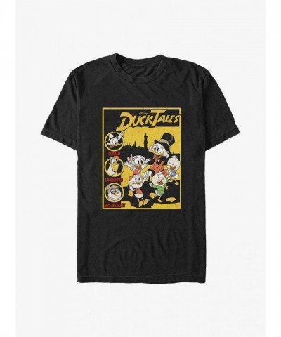 Disney DuckTales Graphic Big & Tall T-Shirt - Black