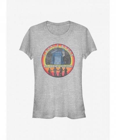 Stranger Things Castle Byers Girls Lightweight T-Shirt - Grey