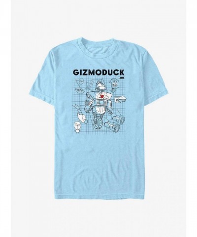 Disney Ducktales Gizomoduck Schematic Design Unisex T-Shirt