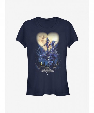 Disney Kingdom Hearts Girls T-Shirt in Blue
