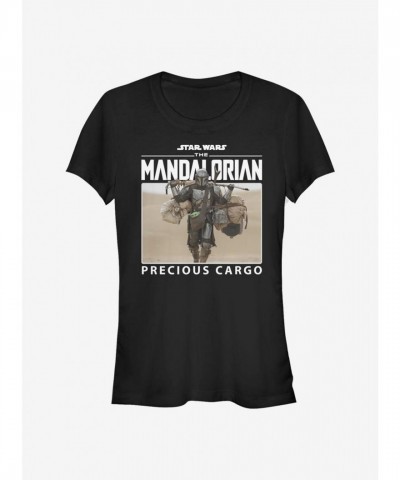 The Mandalorian Precious Cargo Lightweight Girls T-Shirt - Black