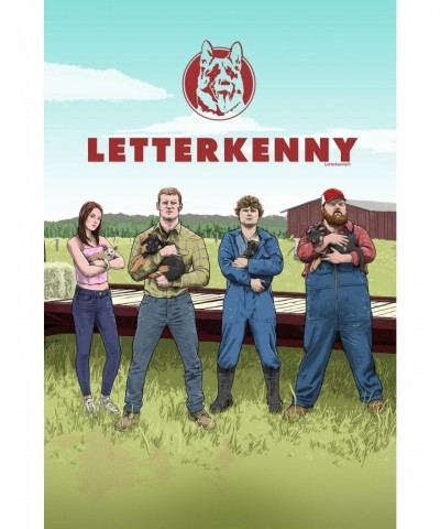 Letterkenny Work Dog Poster - White Finish