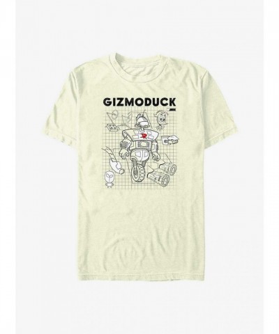 Disney Ducktales Gizomoduck Schematic Design Unisex T-Shirt