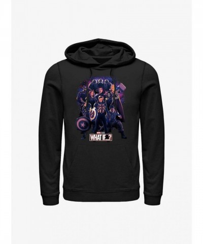 What If...? Unisex Cotton Blend Hoodie - Black