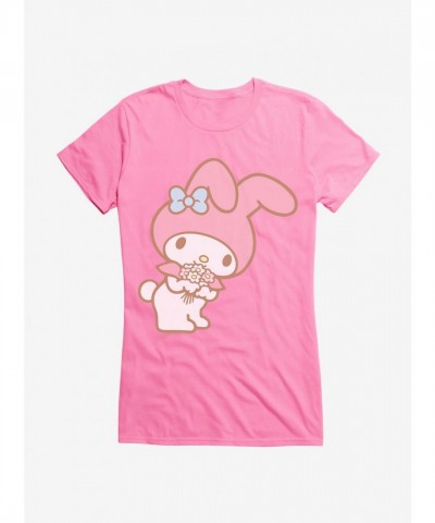My Melody Floral Print Girls T-Shirt