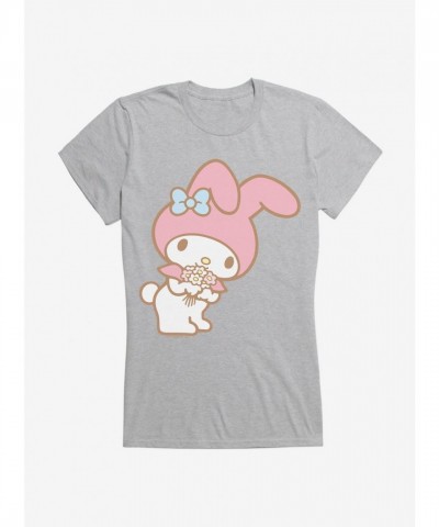 My Melody Floral Print Girls T-Shirt