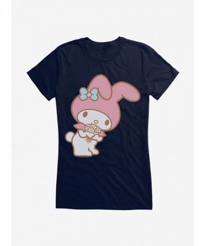 My Melody Floral Print Girls T-Shirt