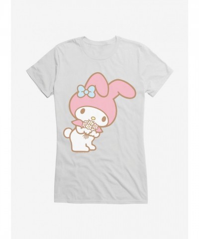 My Melody Floral Print Girls T-Shirt
