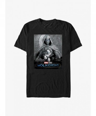 Marvel Moon Knight Graphic Tee - Men's Black