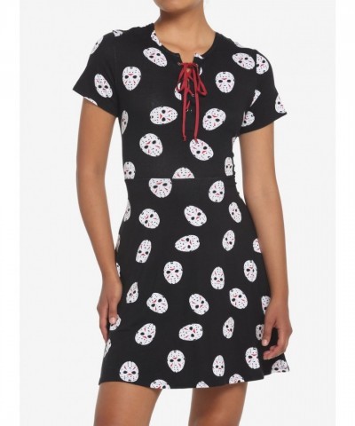 Friday The 13th Jason Mask Skater Dress for Women