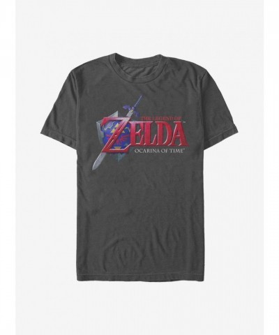 Nintendo Zelda Ocarina of Time Grey T-Shirt for Men