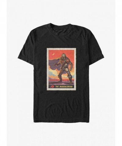 Mandalorian Mando Graphic Big & Tall T-Shirt - Men's Black