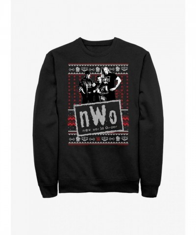 WWE NWO Ugly Christmas Sweater for Men - Black