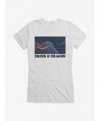 Rick And Morty Drink & Dragon Girls Lightweight Tee