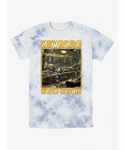 Mandalorian Nevarro Droid Repair Tie-Dye Unisex T-Shirt - Multi