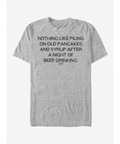 Dazed and Confused Pancakes and Syrup Print T-Shirt - Men's Black