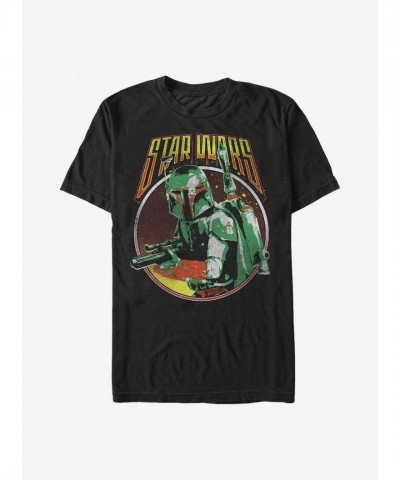 Star Wars Epic Boba Fett T-Shirt - Lightweight Black Unisex