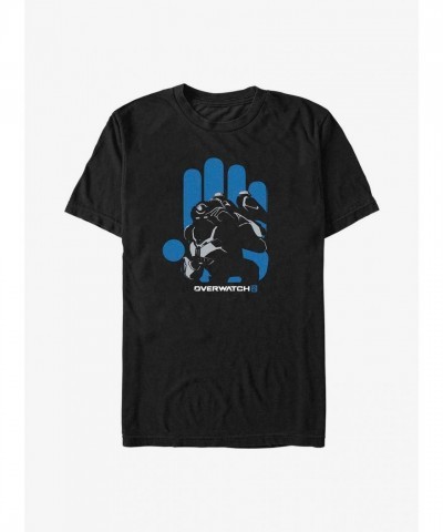 Overwatch 2 Comfortable Winston Gorilla Hand T-Shirt - Black Men's Size